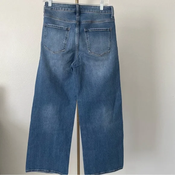 Quince High-Rise Wide Leg Jeans Size 29 Medium Wash - Picture 4 of 6